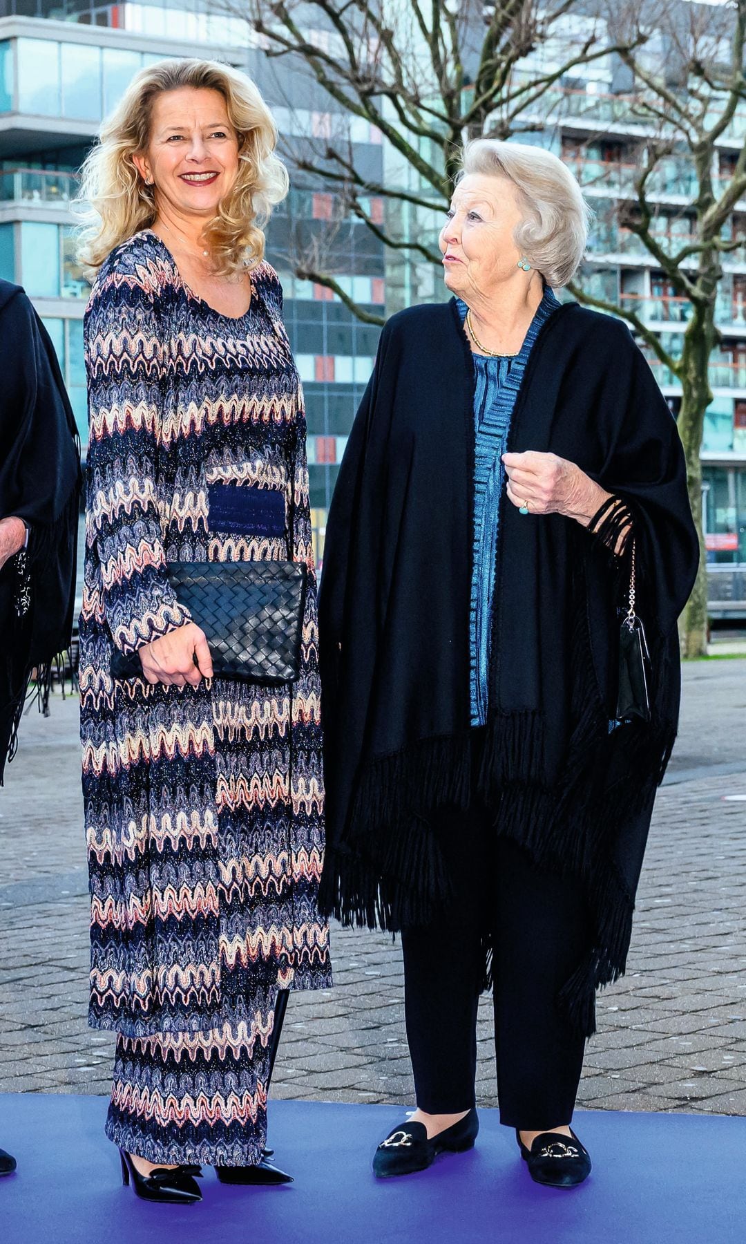 Mabel de Holanda con la princesa Beatriz