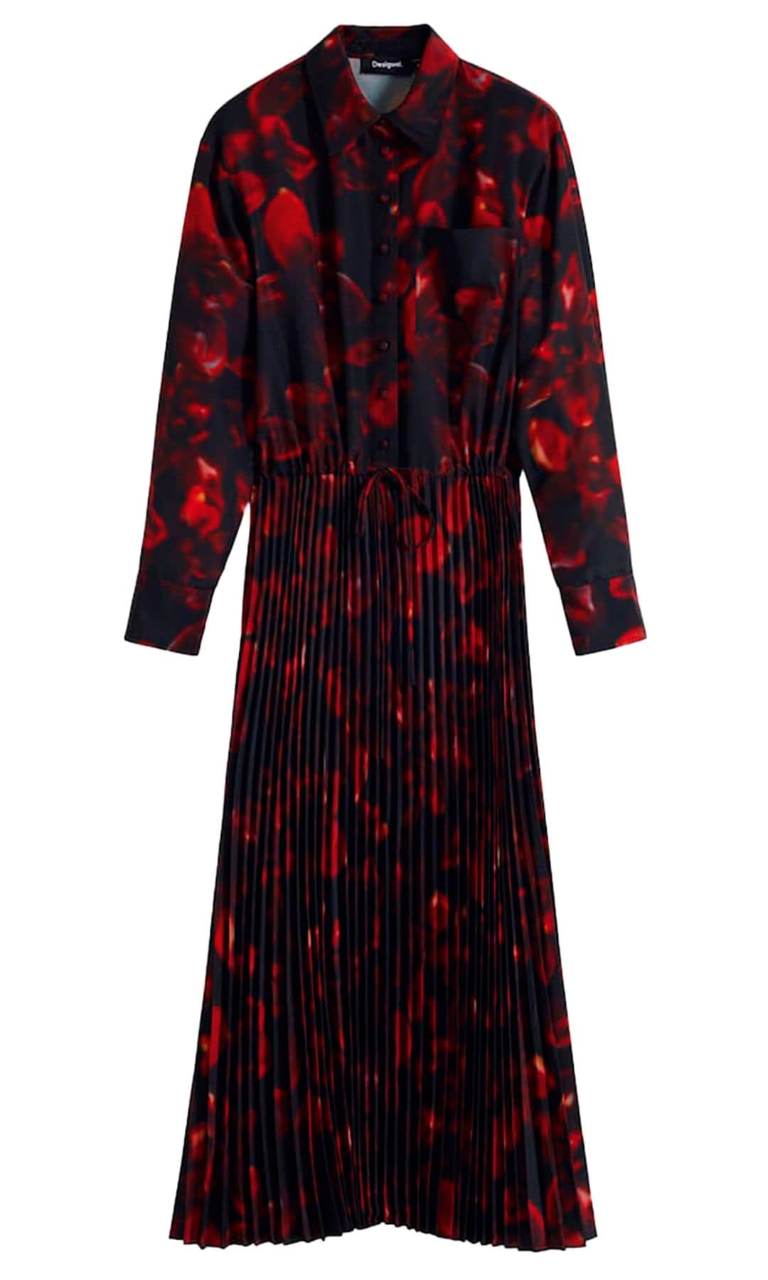 Vestido camisero estampado (129 €), de Desigual