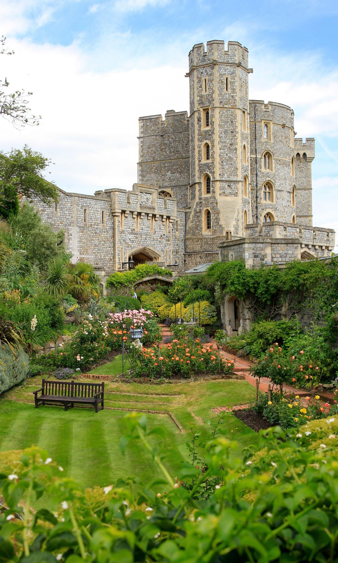 Jardines del castillo de Windsor, Inglaterra