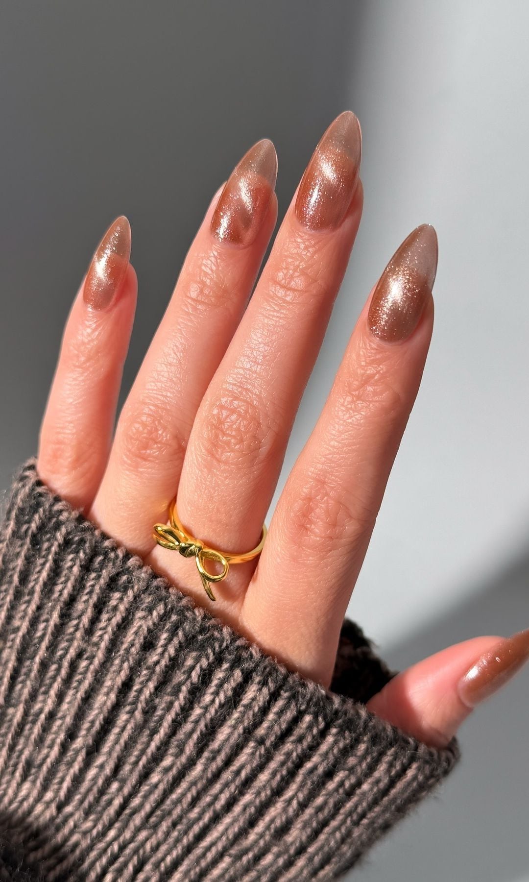 Manicura metalizada