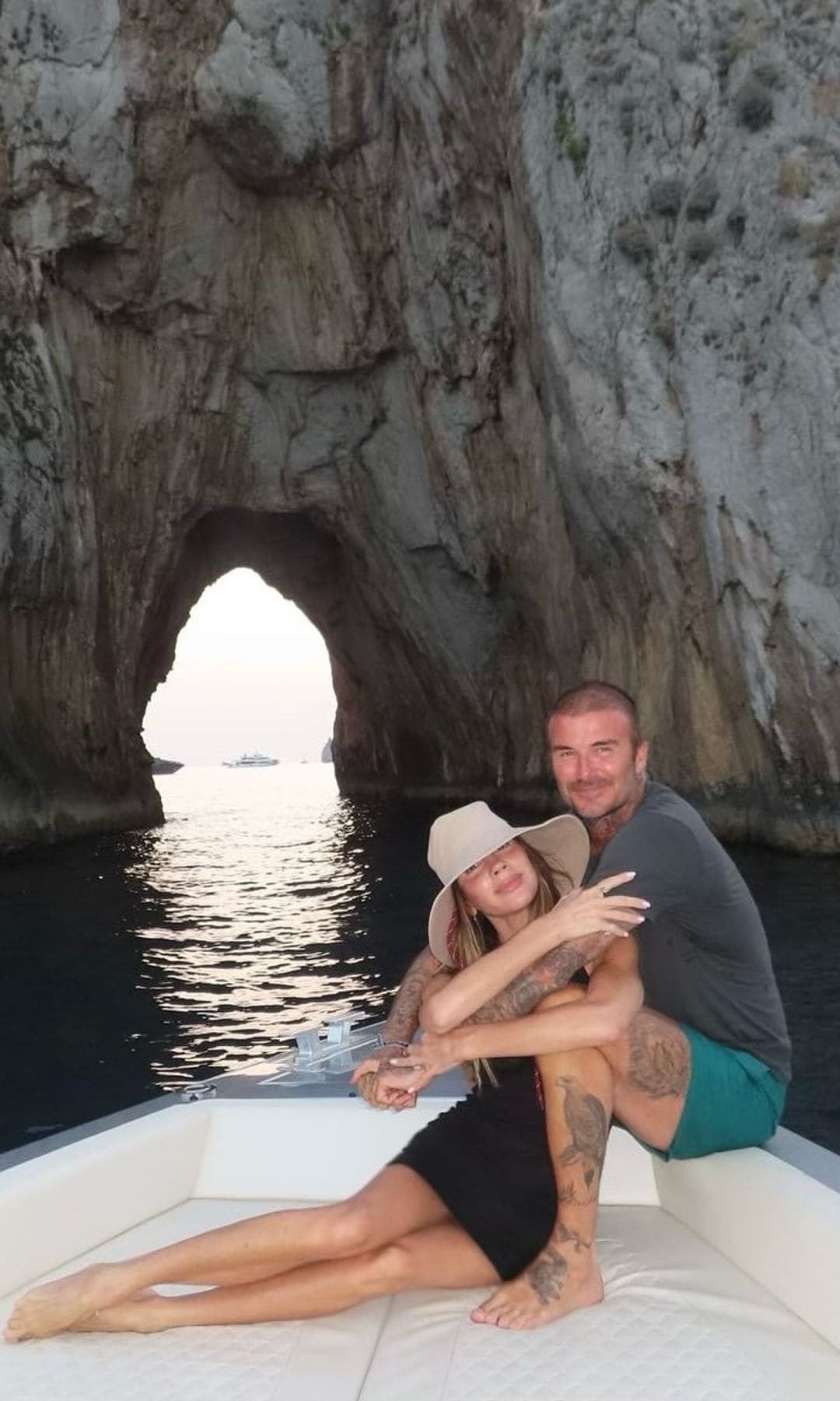 David Beckham y Victoria de vacaciones