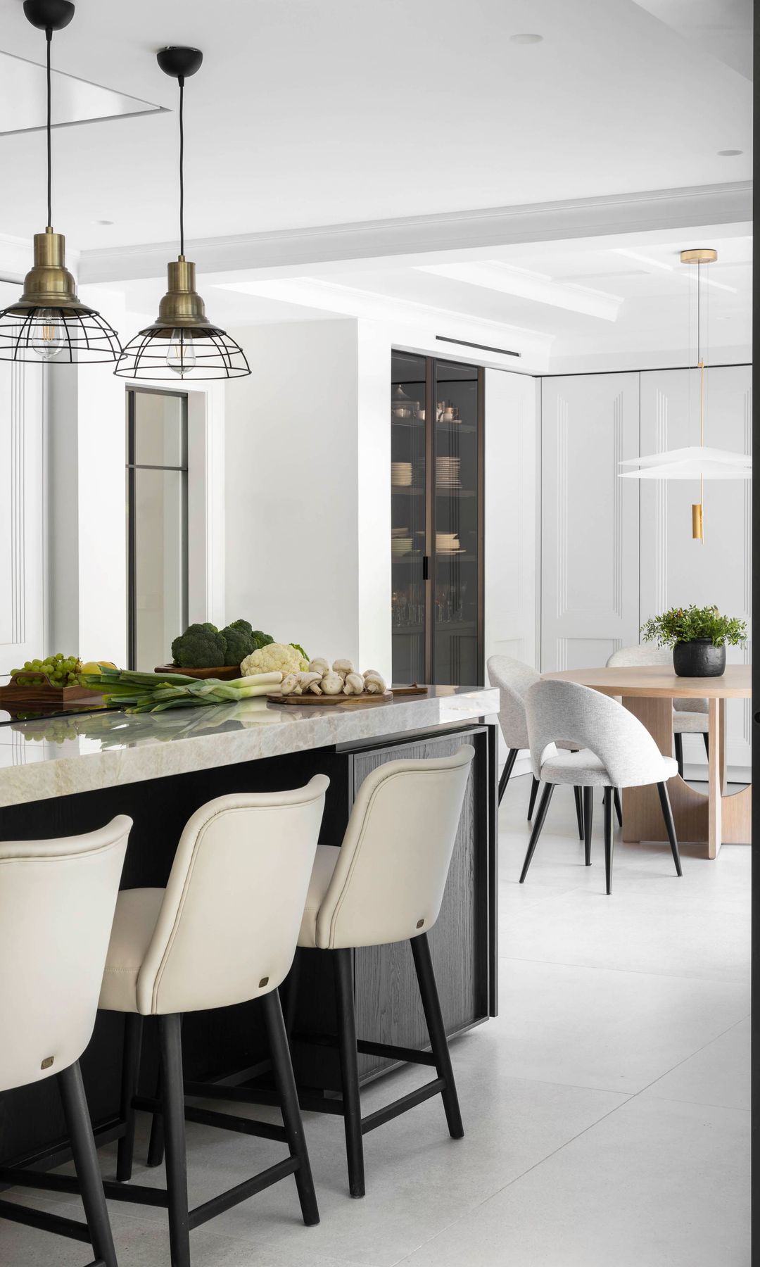 Cocina abierta al comedor
