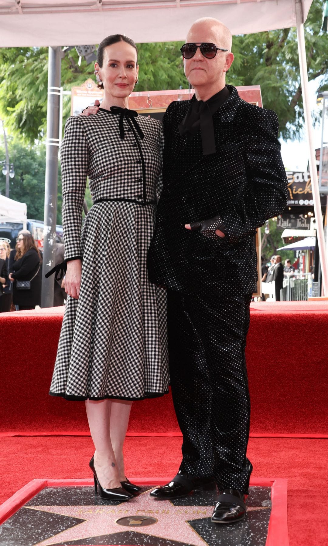 Sarah Paulson and Ryan Murphy