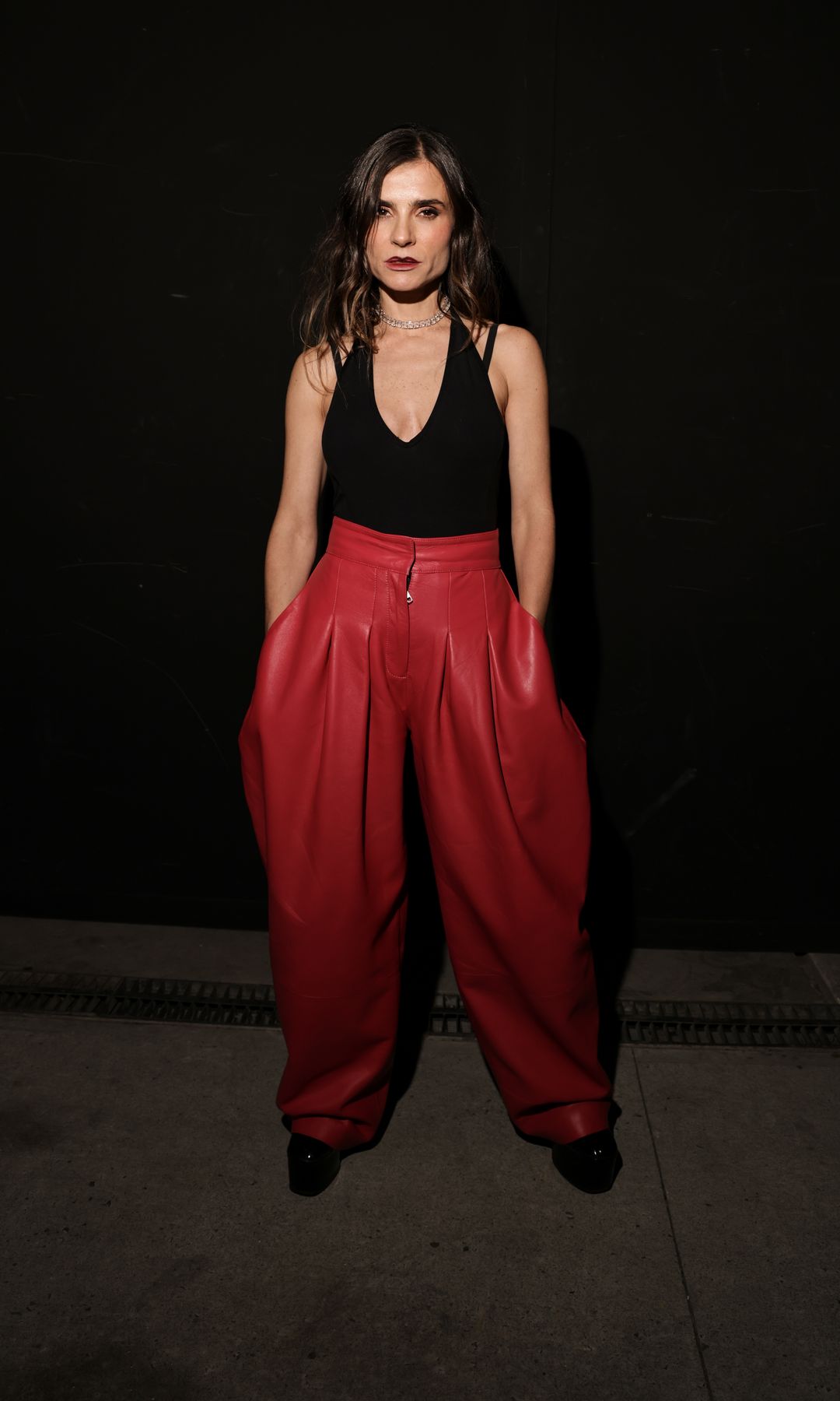 Alexia Ulibarri minutos antes de su desfile en Volvo Fashion Week