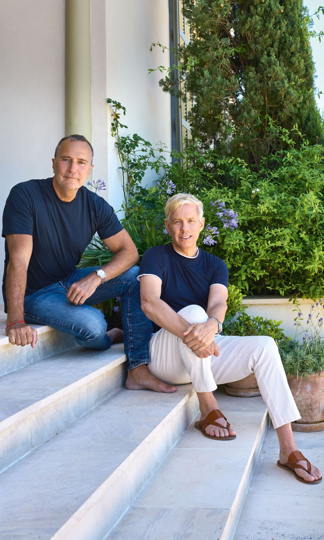 James Costos y Michael Smith nos reciben en Finca X’Arbet para sesión editorial