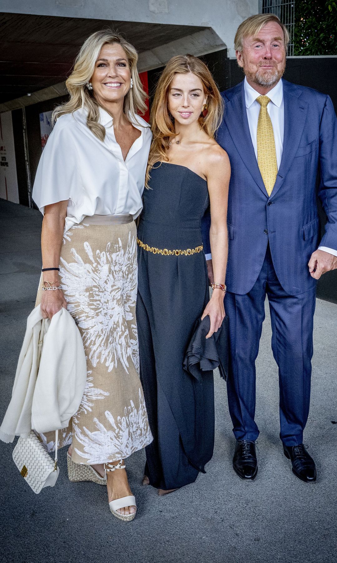 La reina Máxima con su hija, la princesa Alexia y el rey Guillermo Alejandro en el Gran Premio de Fórmula 1 en Zandvoort, 2026