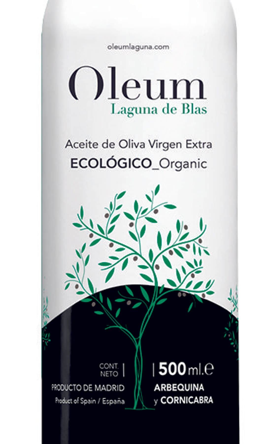 Aceite de Oliva Virgen Extra Ecológico Organic OLEUM LAGUNA DE BLAS, made in Madrid