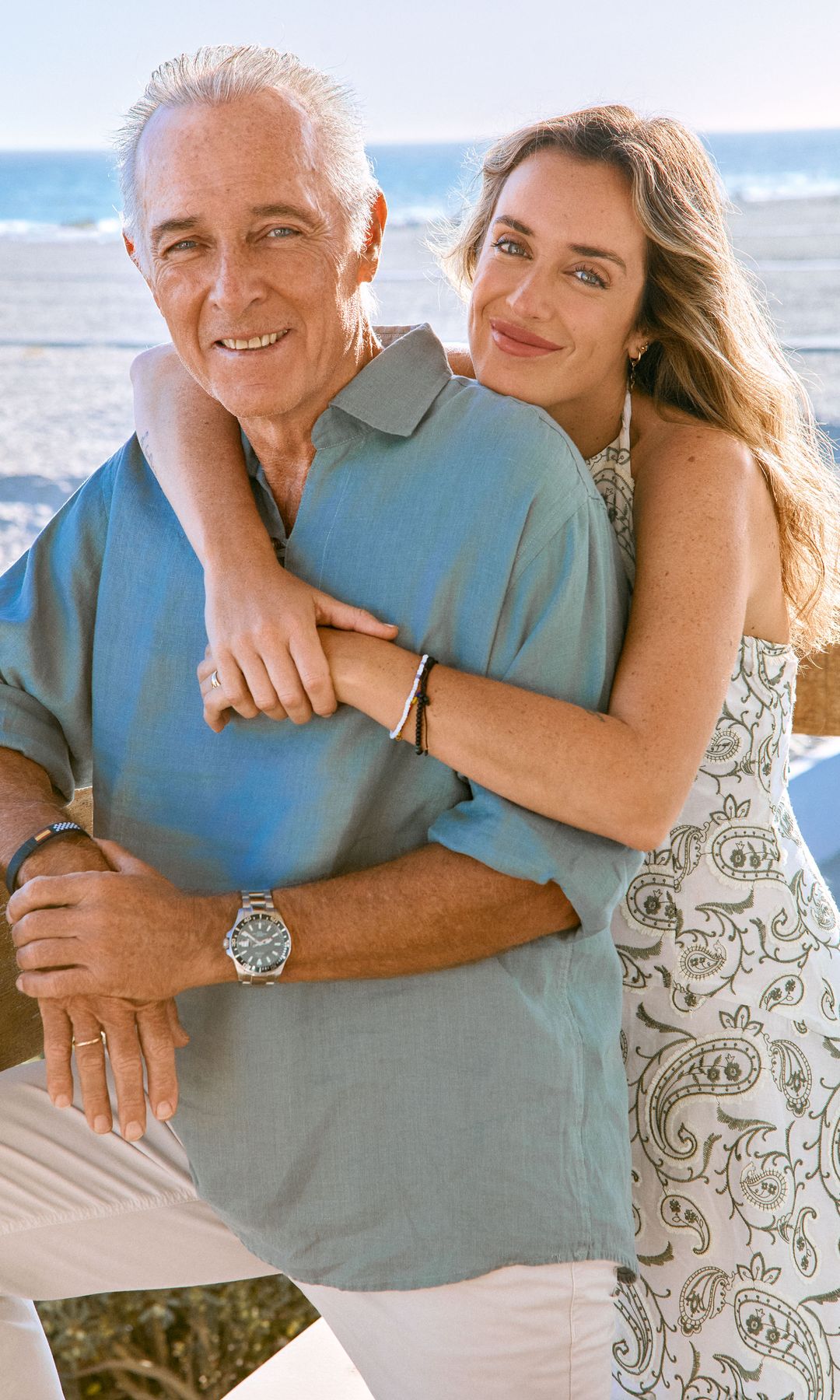 Un retrato de José Manuel Soto junto a su hija, Rocío