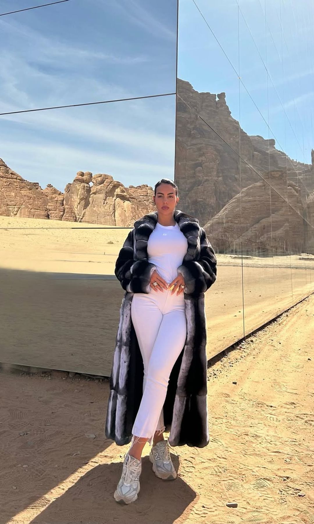 Georgina Rodríguez en Maraya, AlUla, Arabia Saudí