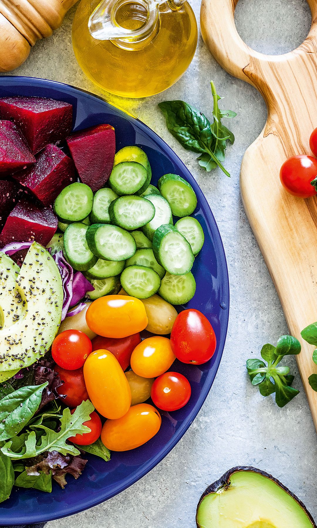 Plato saludable para mantener el cuerpo a raya
