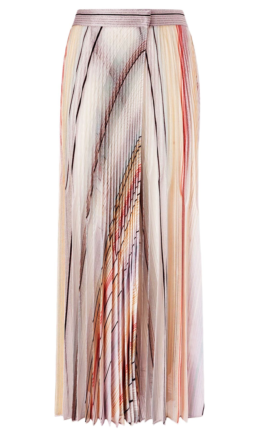 Falda larga plisada (1.590 €), de Missoni