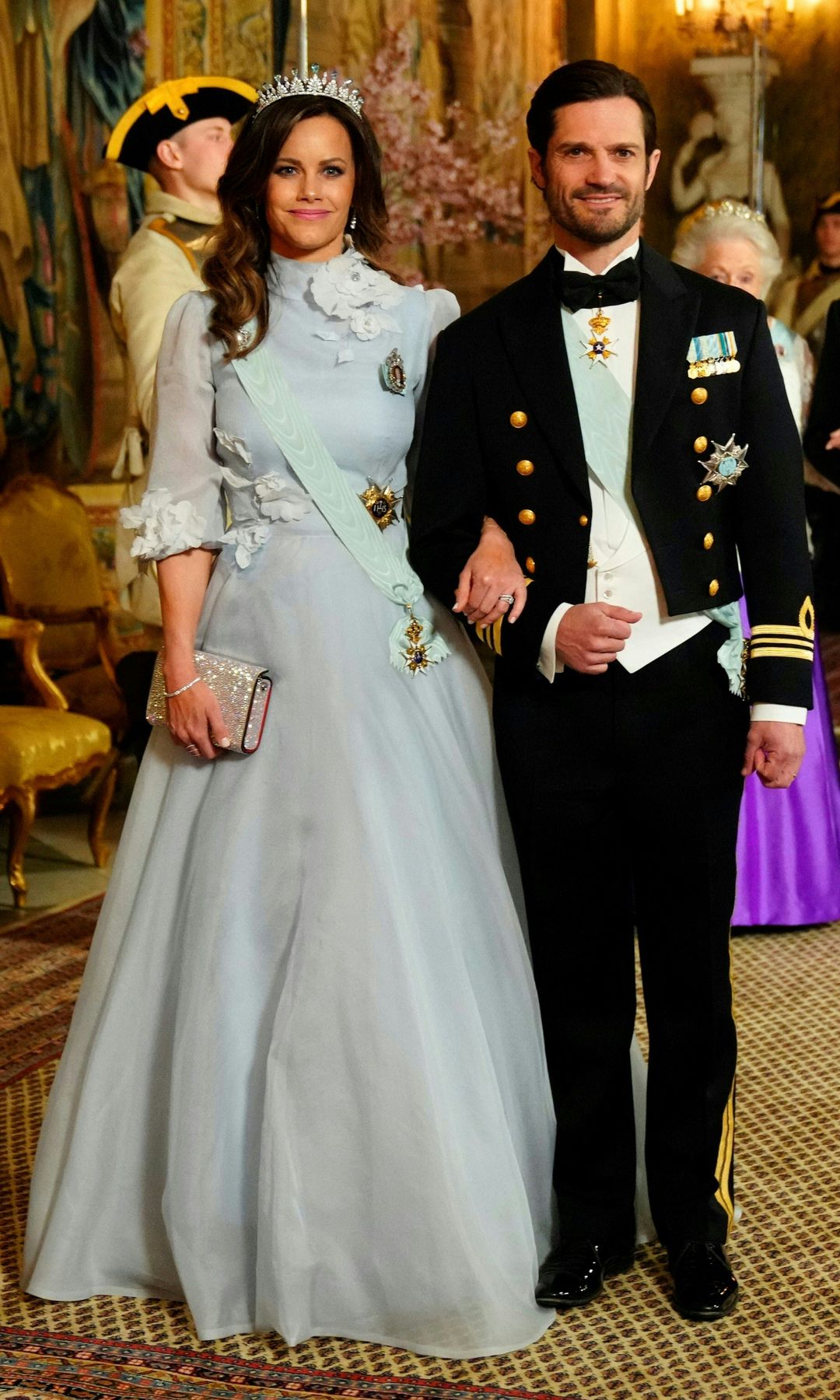 El príncipe Carlos Felipe de Suecia con su esposa, Sofía Cristina