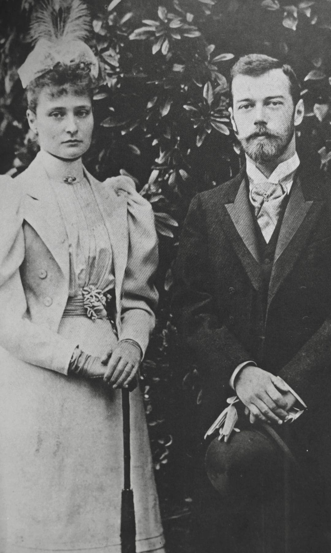El zar Nicolás II y la emperatriz Alejandra de Rusia