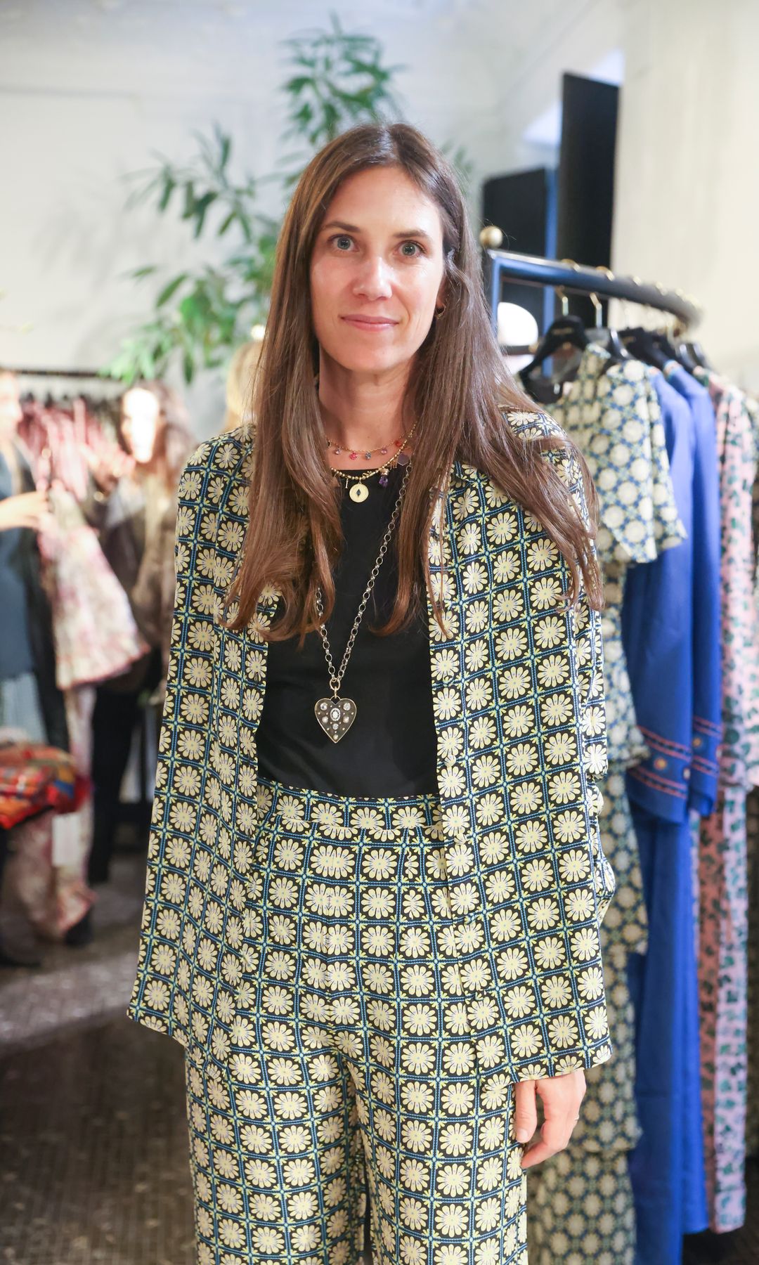 Tatiana Santo Domingo en Madrid durante un evento de Philippa 1970 y Muzungu Sisters