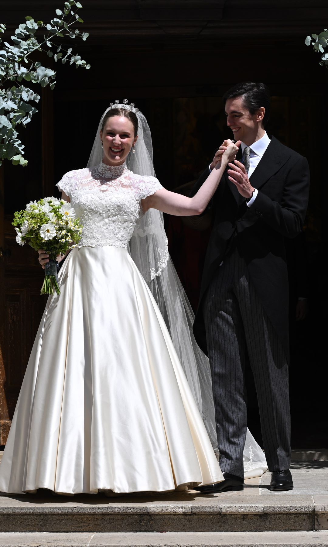 Isabel de Habsburgo y Carlos de Palacio en su boda