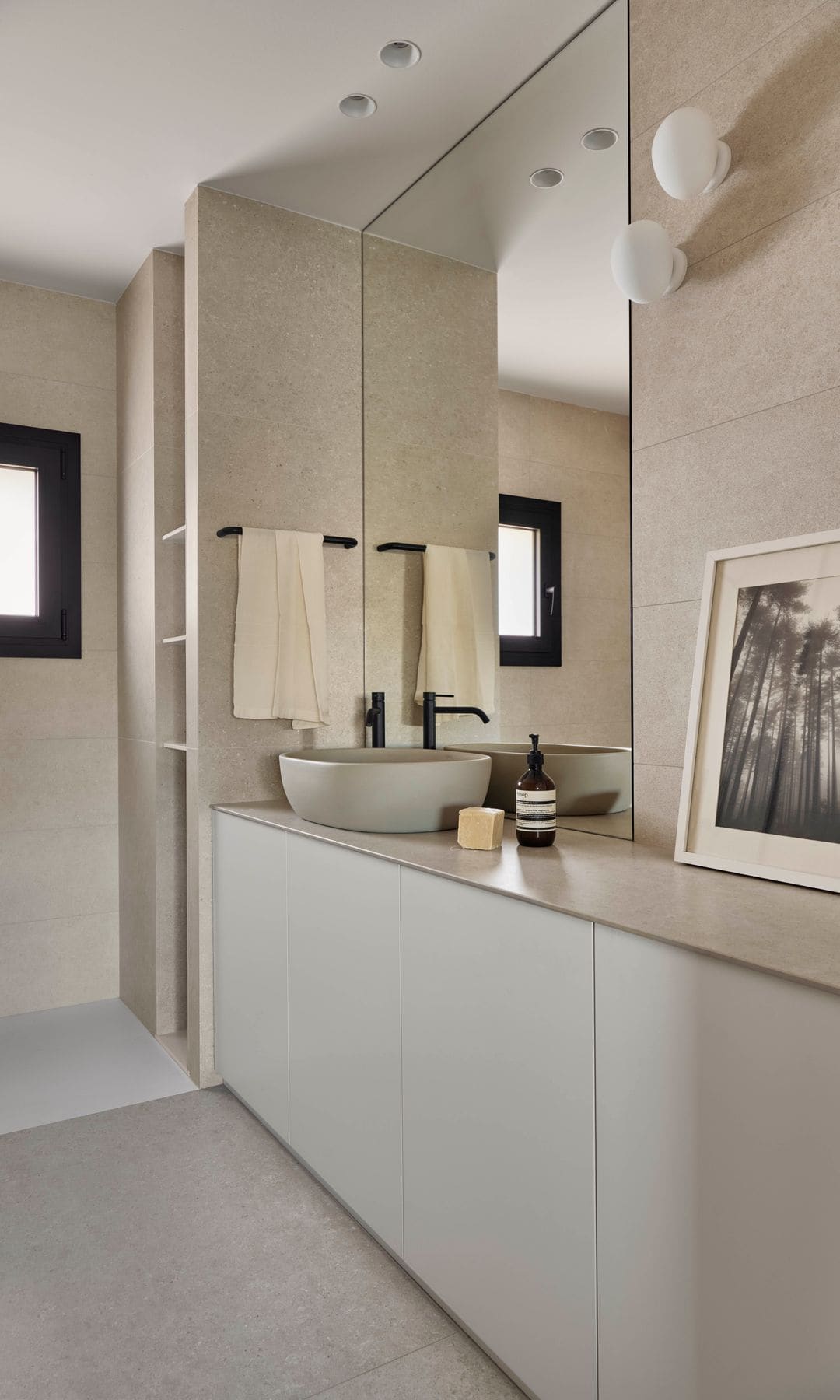 Lavabo sobre encimera