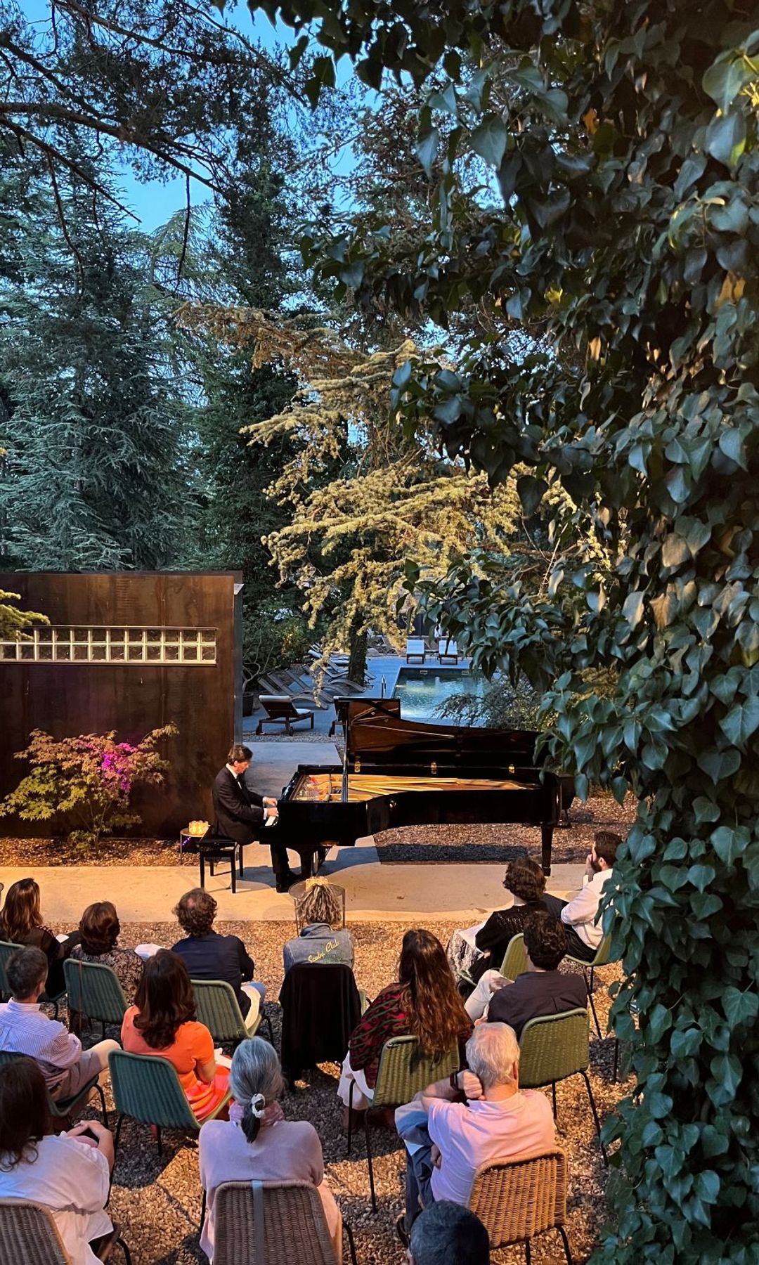 Recital de piano en el hotel Box Art Alpino Navacerrada, Madrid