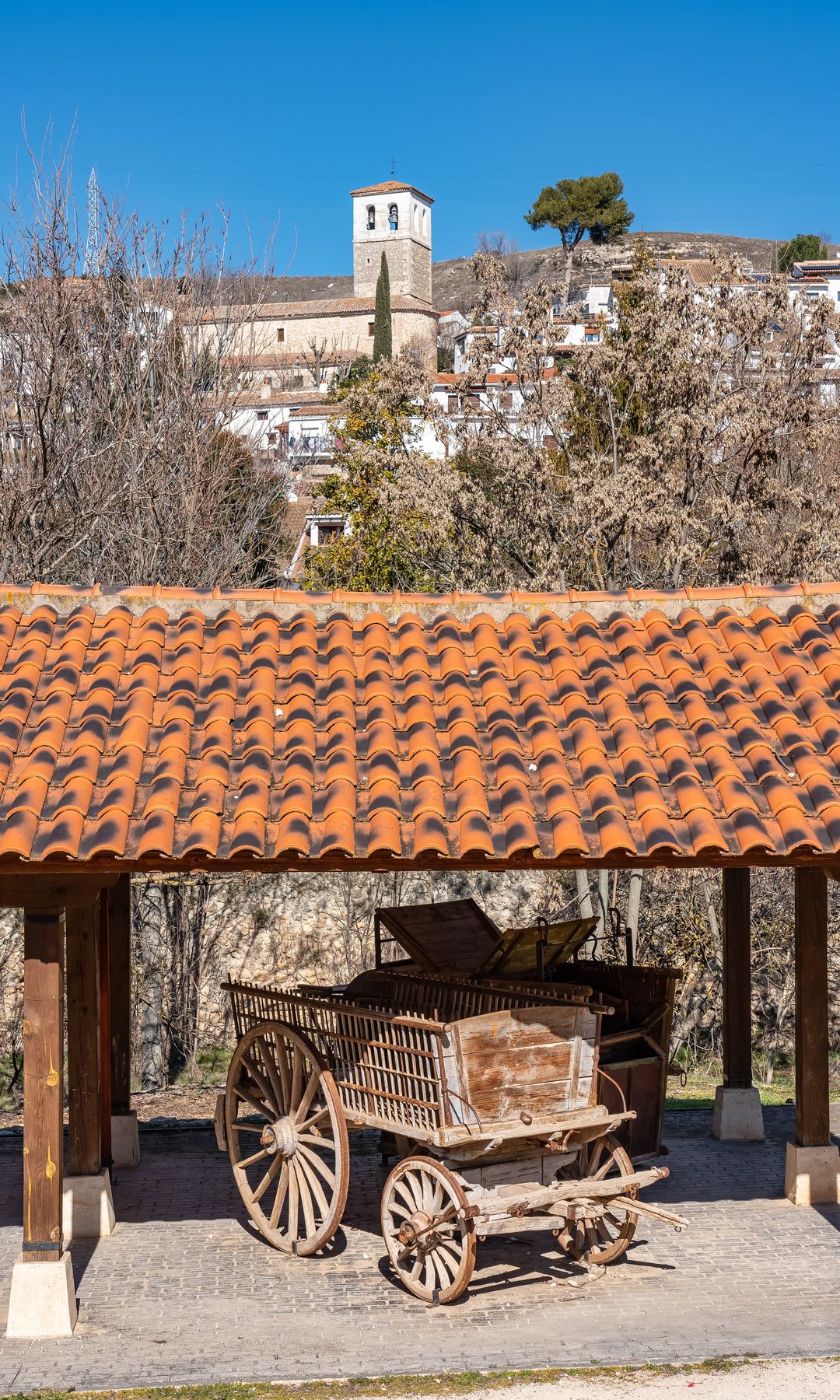 Panorámica de Olmeda de las Fuentes, el pueblo de los pintores, Madrid