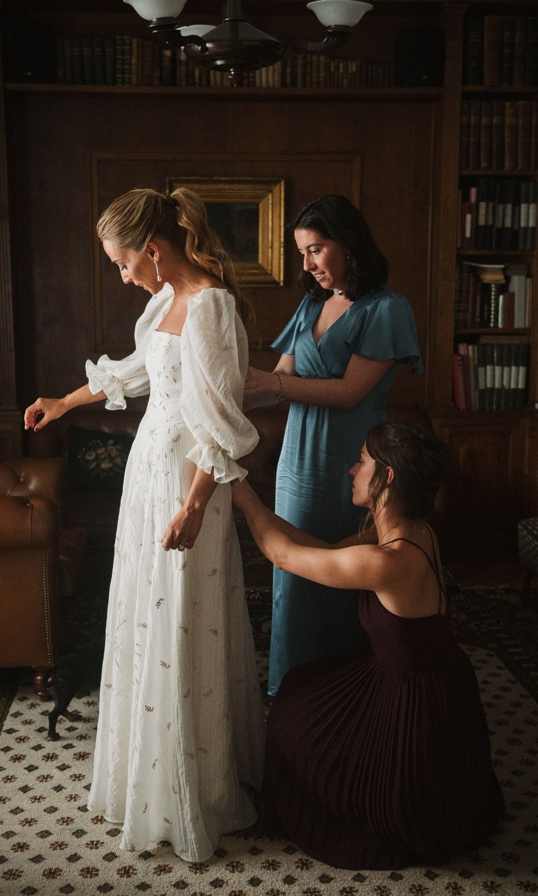 Vestido de novia de flores pintadas a mano From Lista With Love