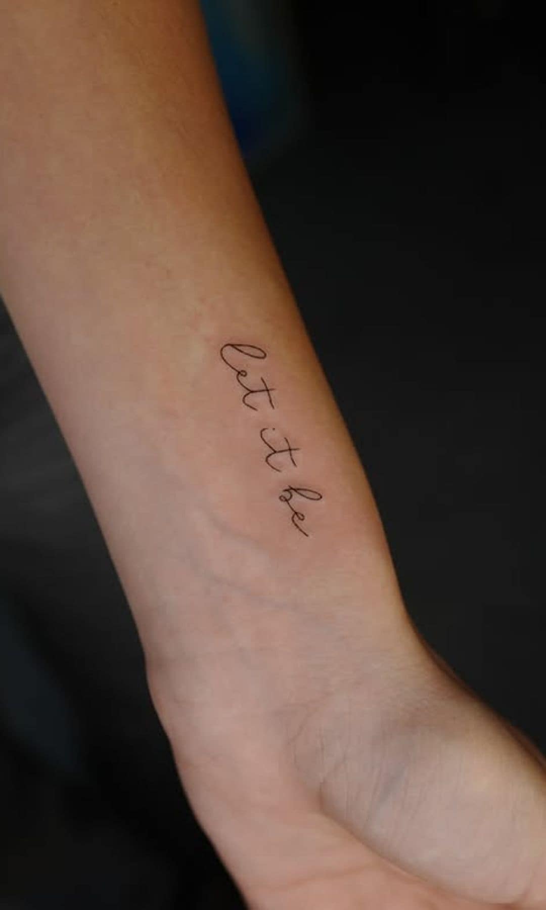 Tatuaje 'let it be'