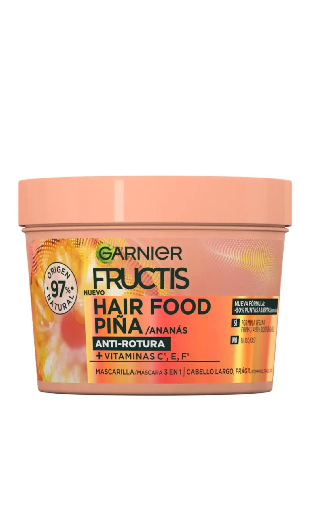 Fructis Hair Food Mascarilla Piña (6,50€), Garnier