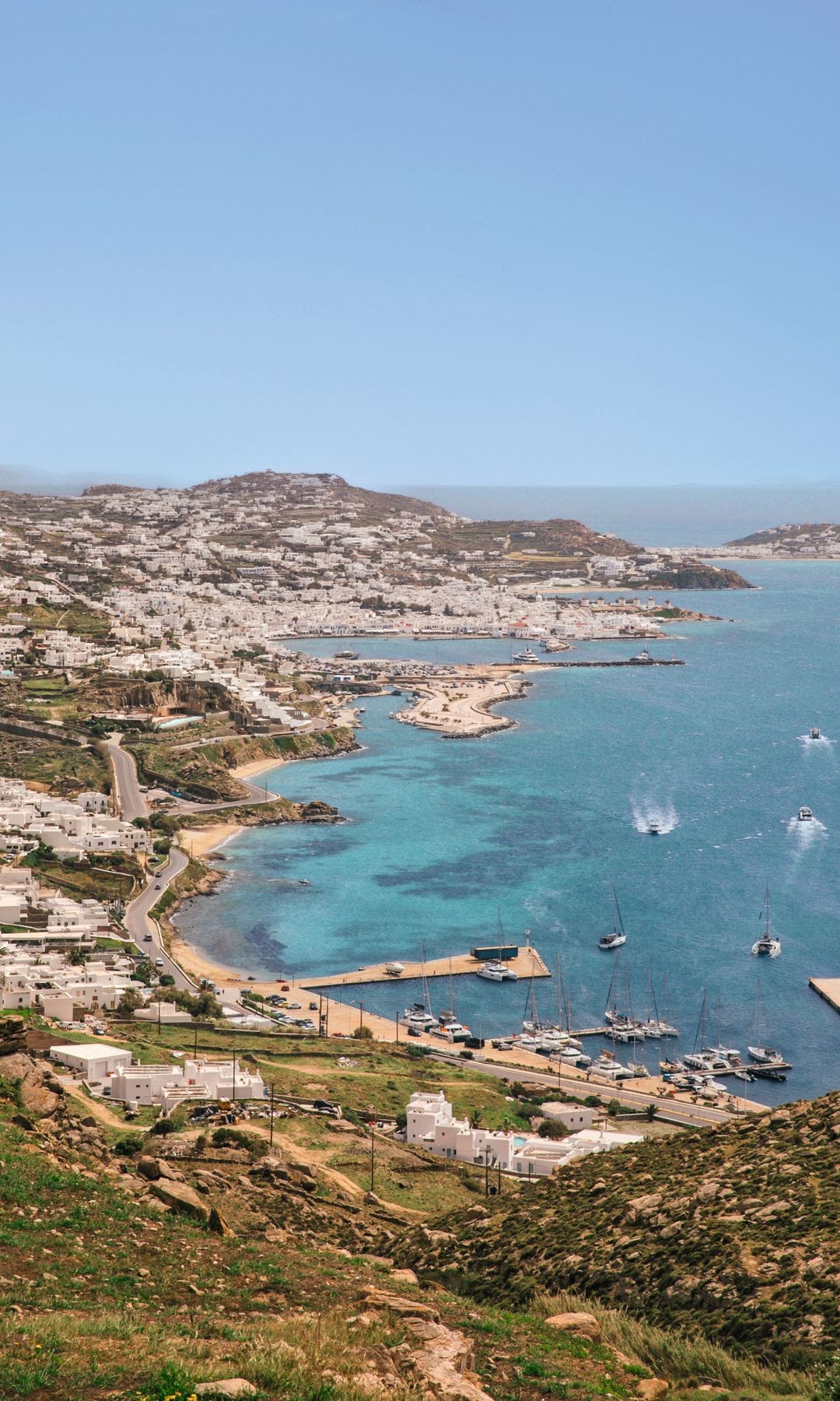 El acantilado en Mykonos