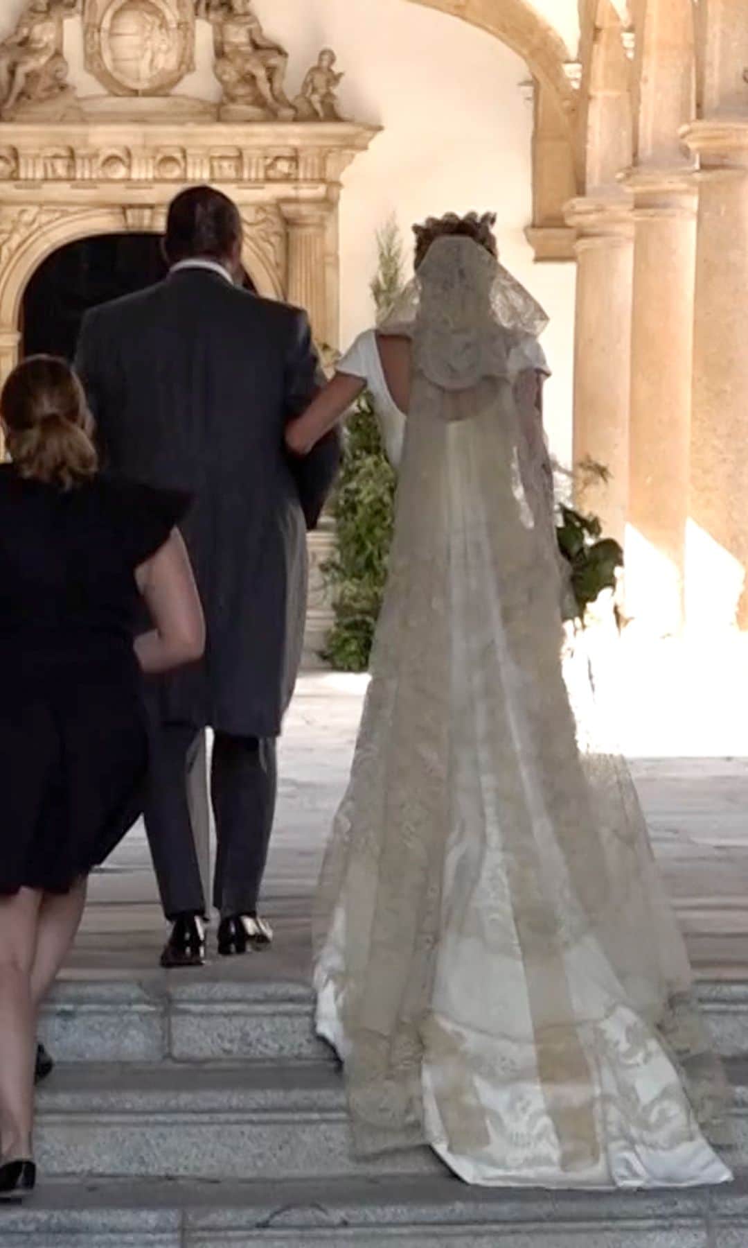 Imágenes de la boda de Casilda de Nicolas y Miguel Matossian este sábado