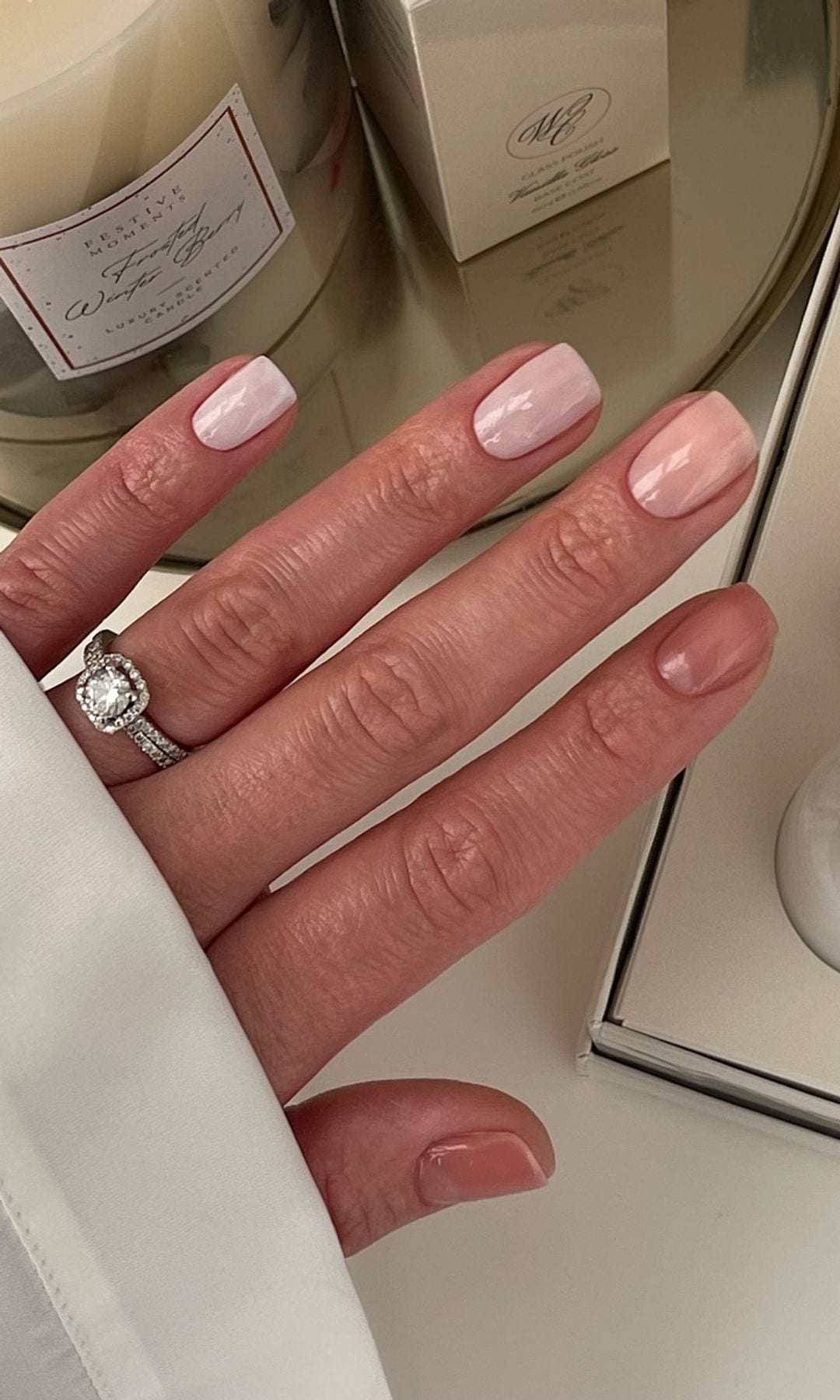 Manicura efecto degradado