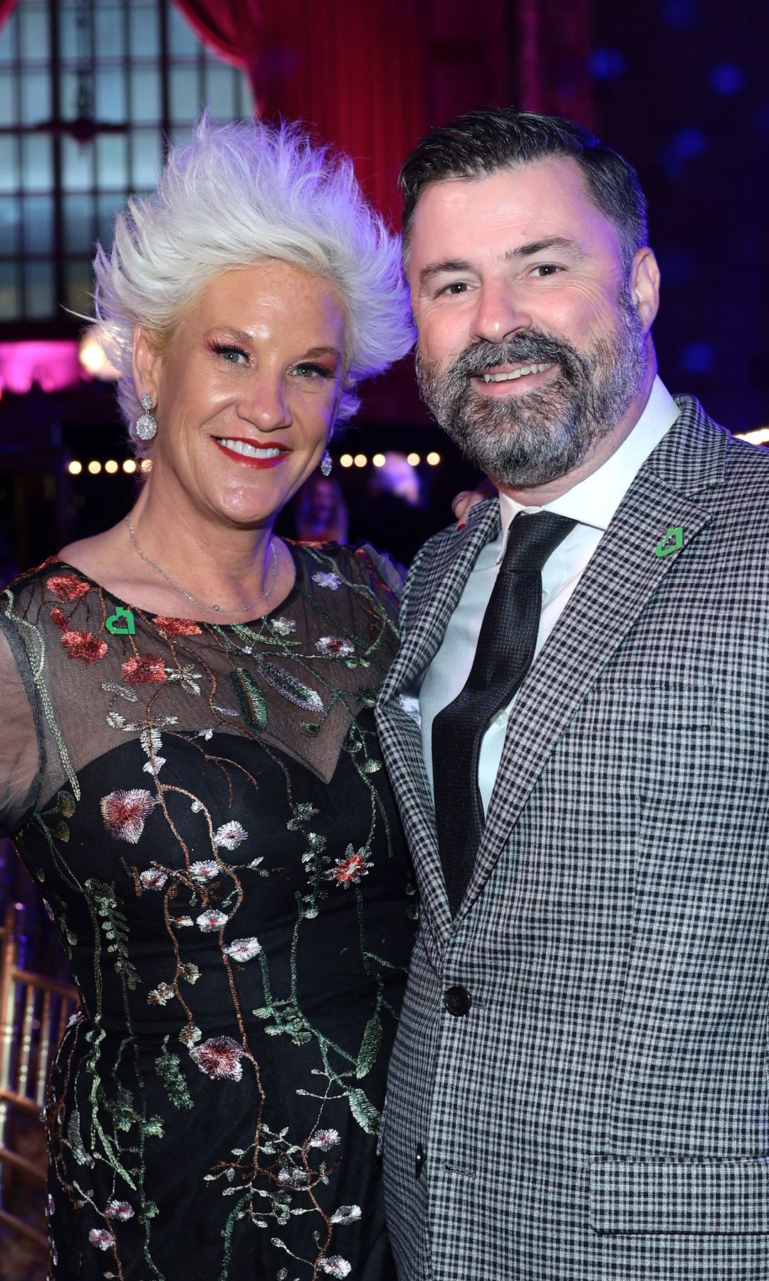 NEW YORK, NEW YORK - APRIL 25: Anne Burrell and Stuart Claxton attend as City Harvest Presents The 40th Anniversary Gala: House Of Harvest at Cipriani 42nd Street on April 25, 2023 in New York City. (Photo by Dimitrios Kambouris/Getty Images for City Harvest)