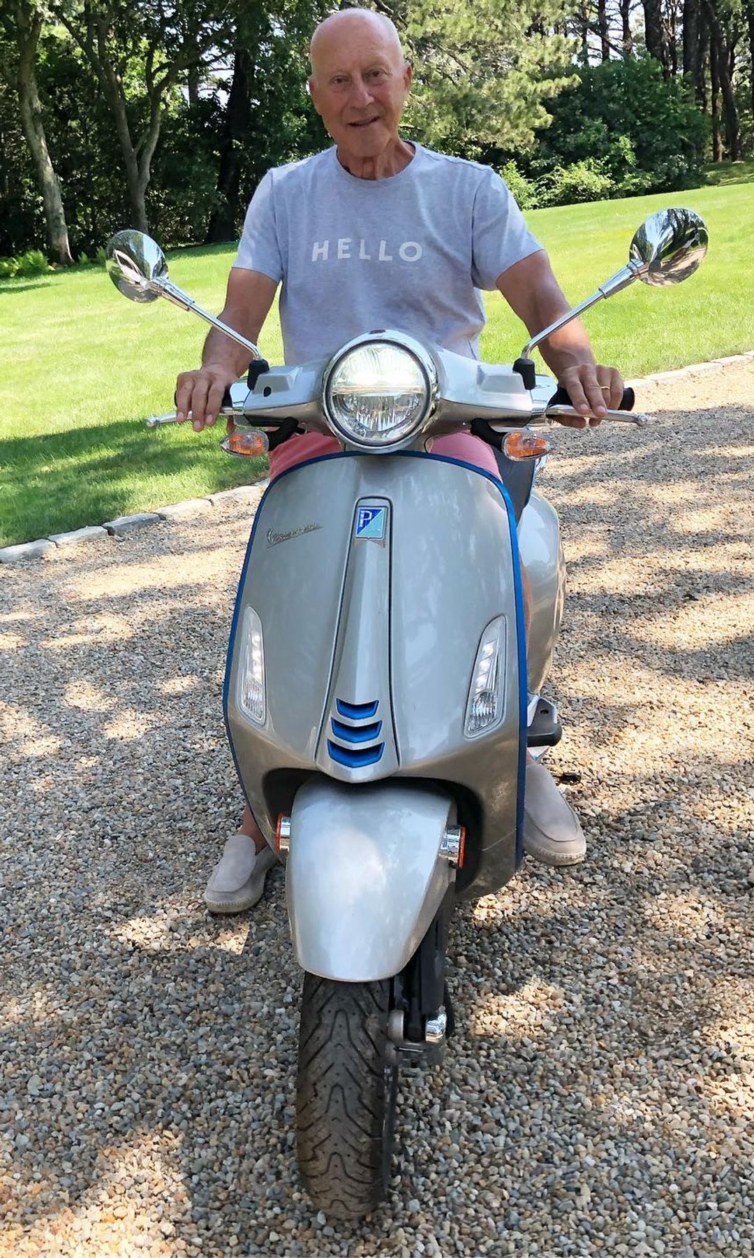Norman Foster en moto