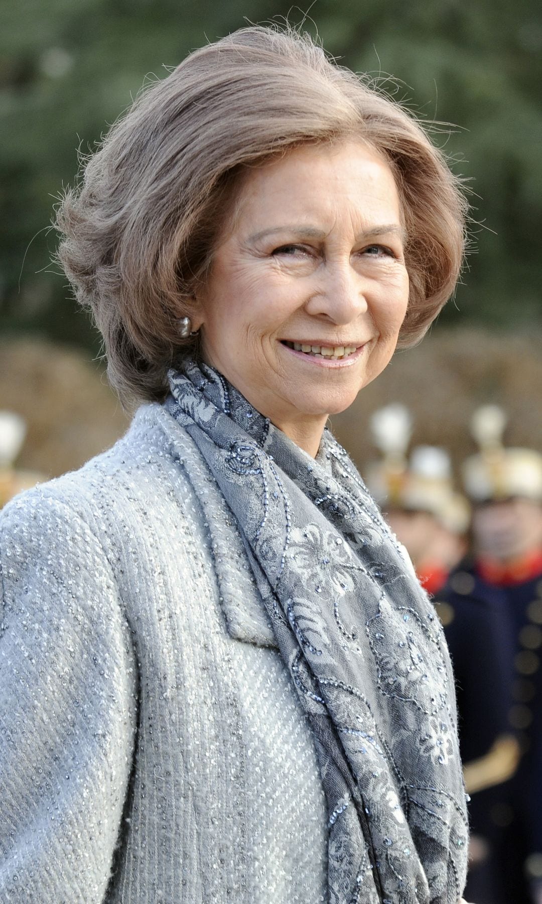 La reina Sofía en El Pardo en 2009