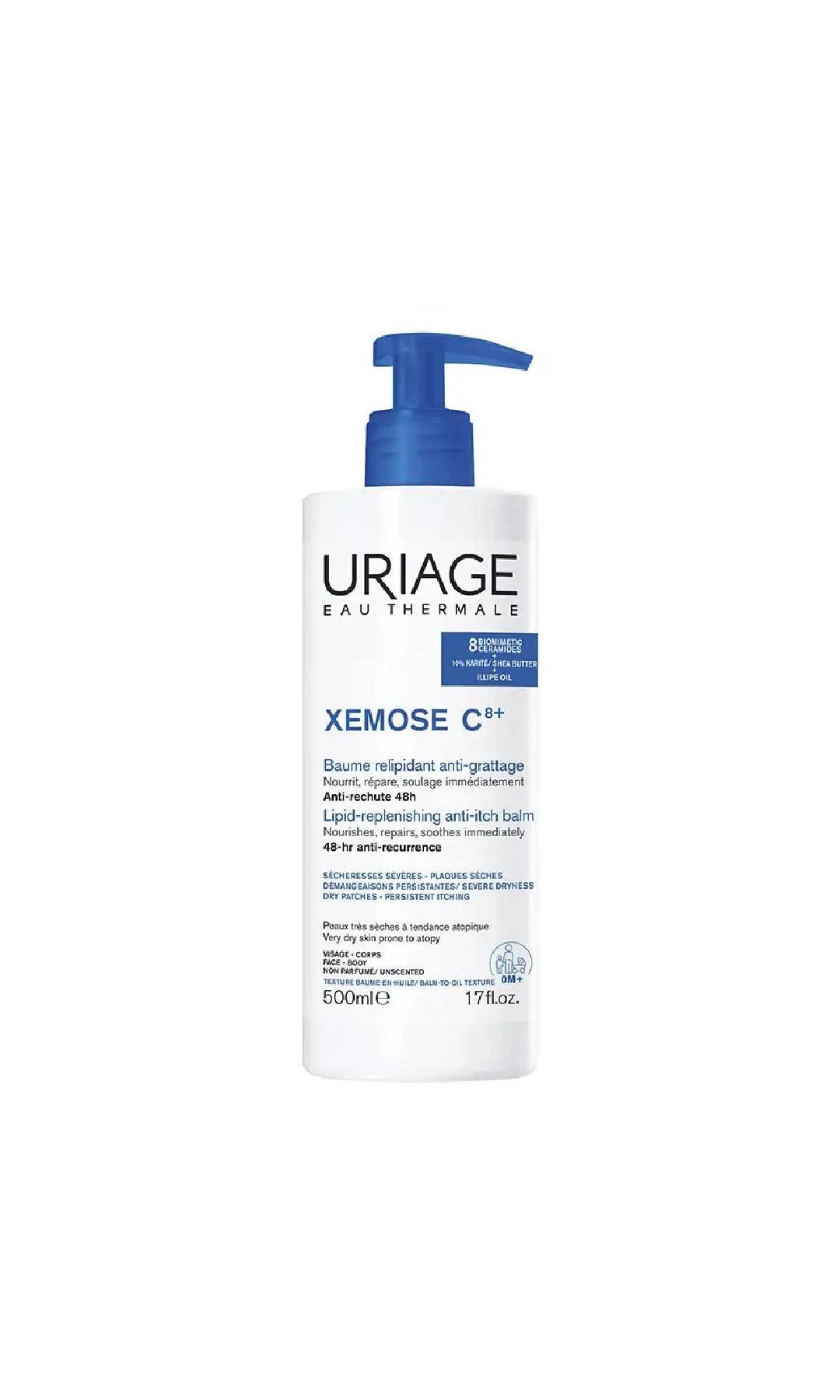 XÉMOSE C8+ Bálsamo relipidizante anti-picor (26,10), Uriage