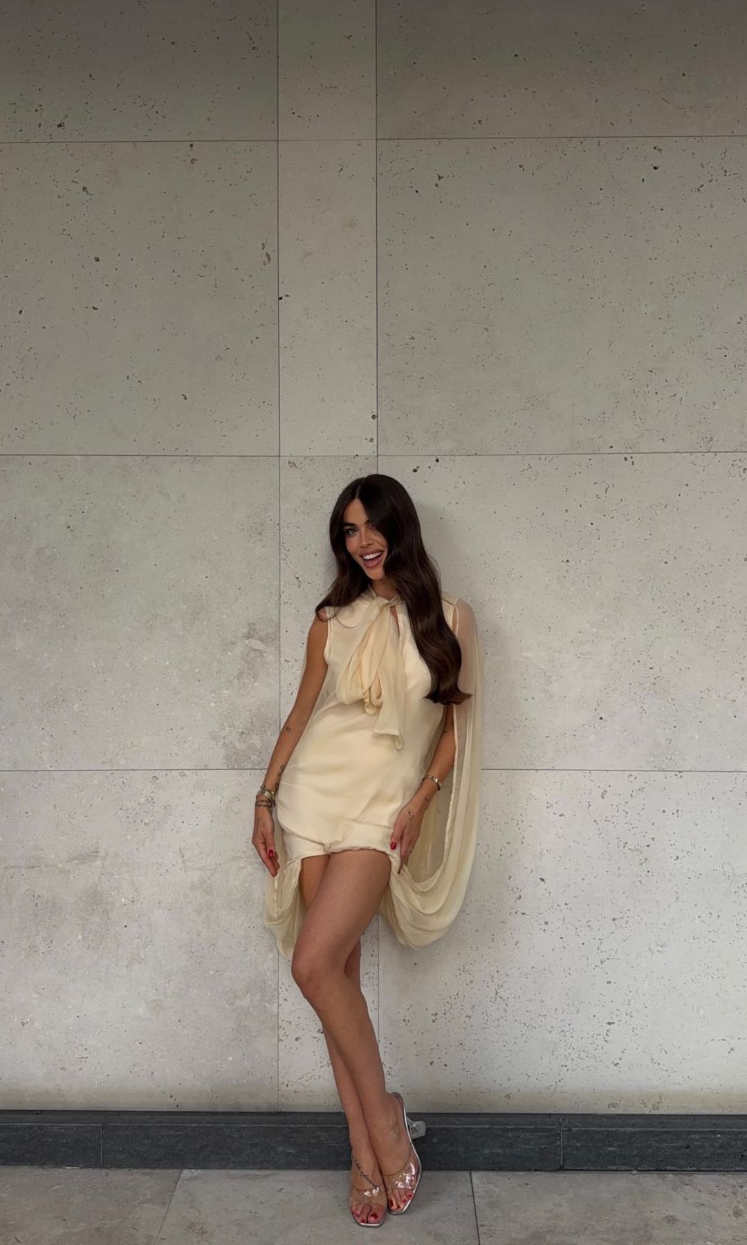 Violeta en el Villa Magna para el evento de Pantene