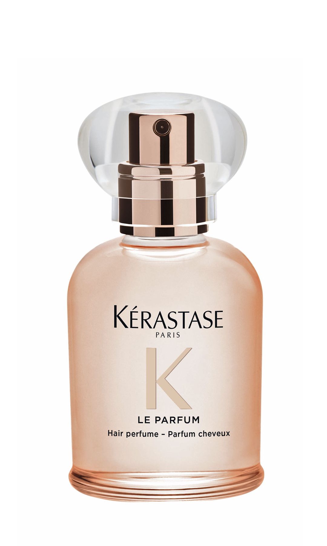 Perfume capilar Le Parfum (39,80 €). Todos los productos pertenecen a la línea Gloss Absolu, de Kérastase.