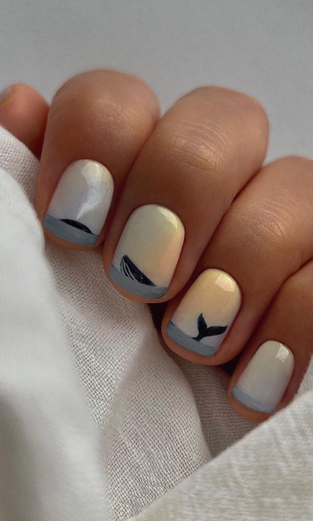 Manicura marina artística 