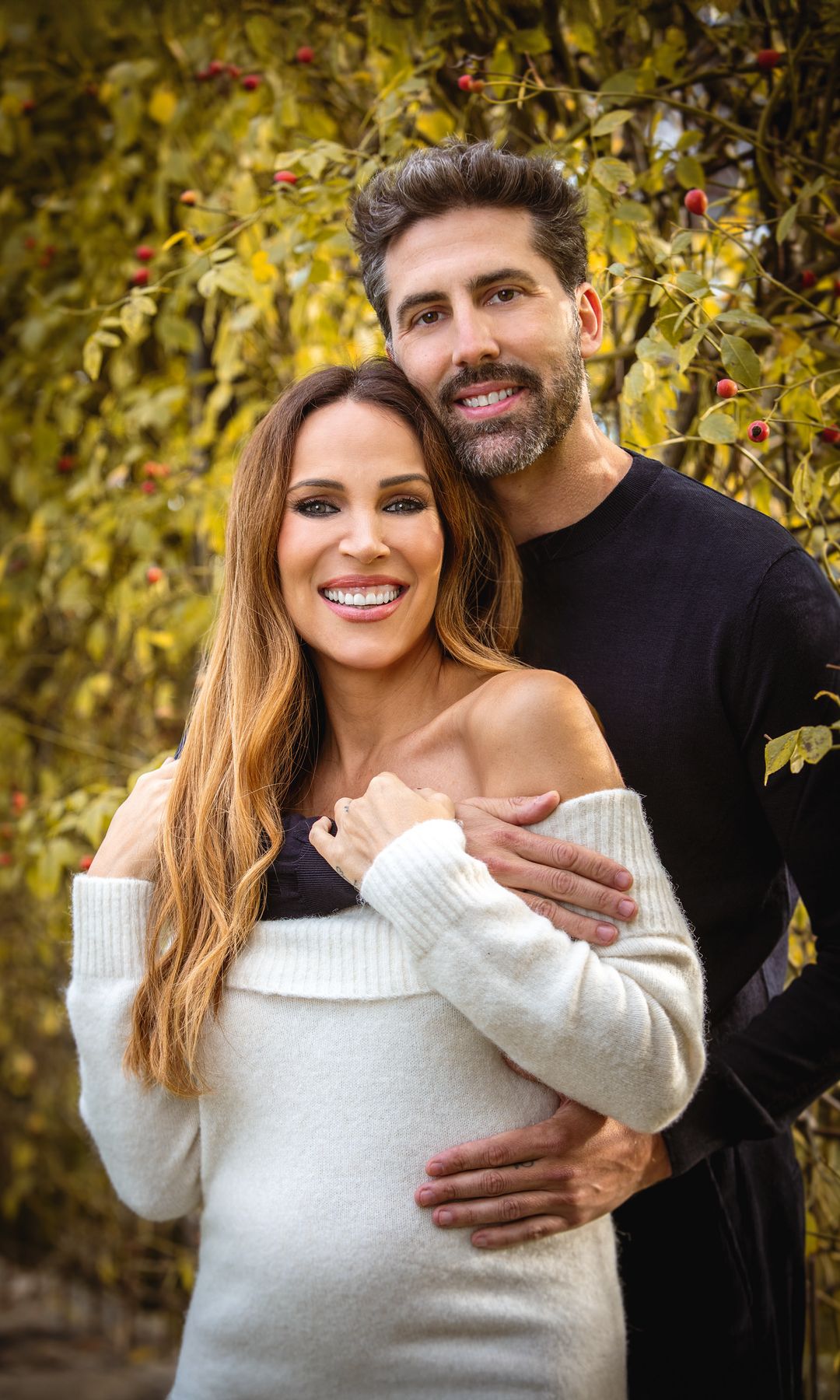 Nerea Garmendia con su pareja, Luis Núñez