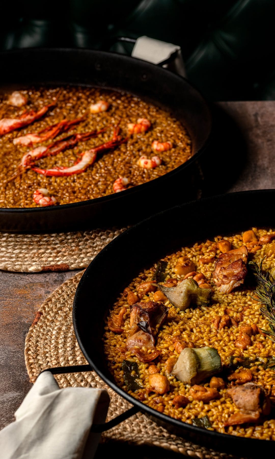 Arroces del restaurante TATEL en Madrid