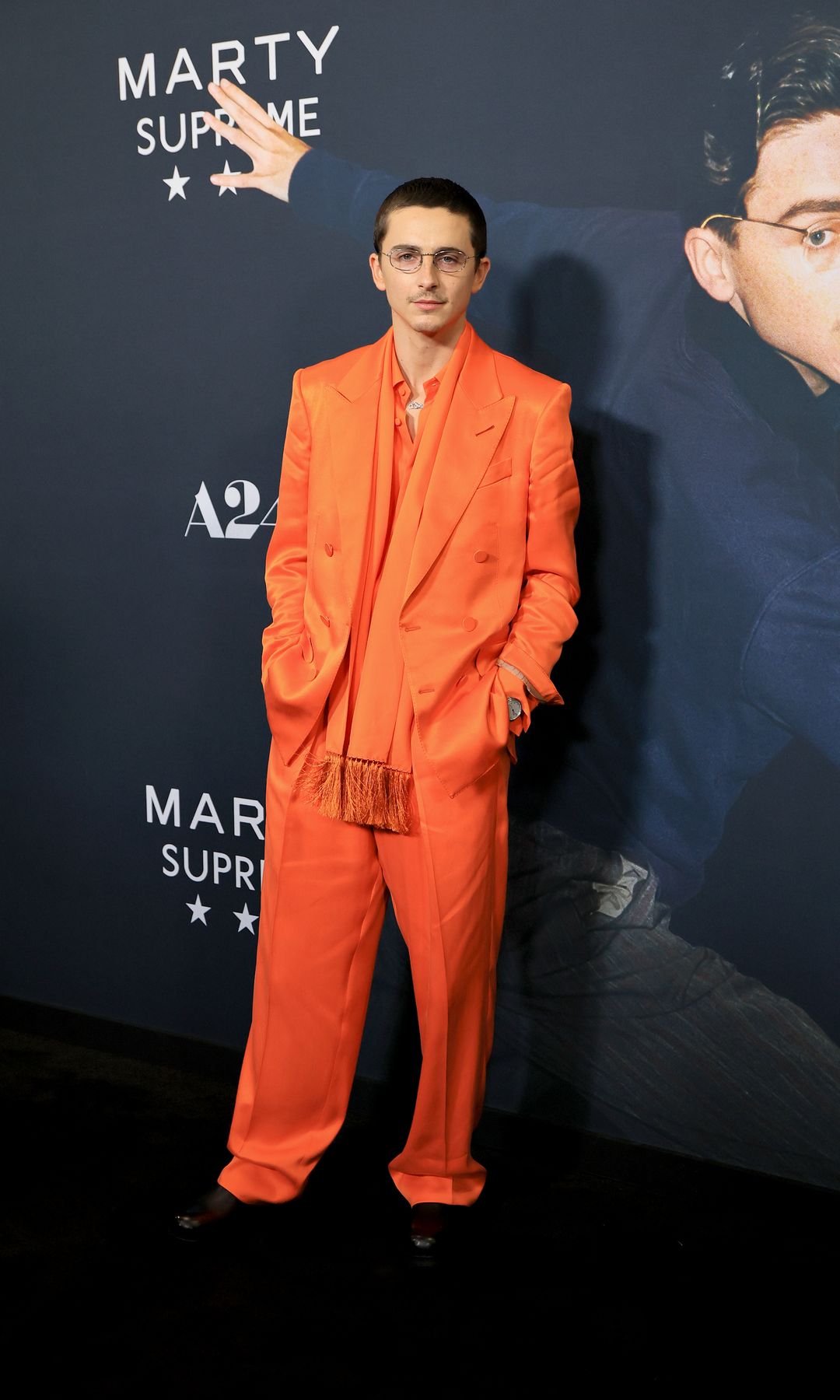 Timothée Chalamet en la premiere de "Marty Supreme" en Nueva York