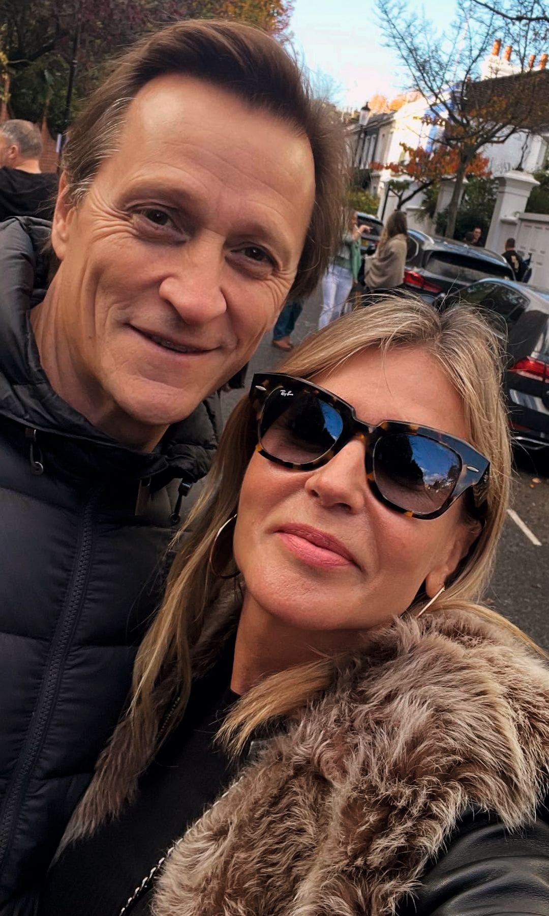 La presentadora y su novio el pasado fin de semana en Londres