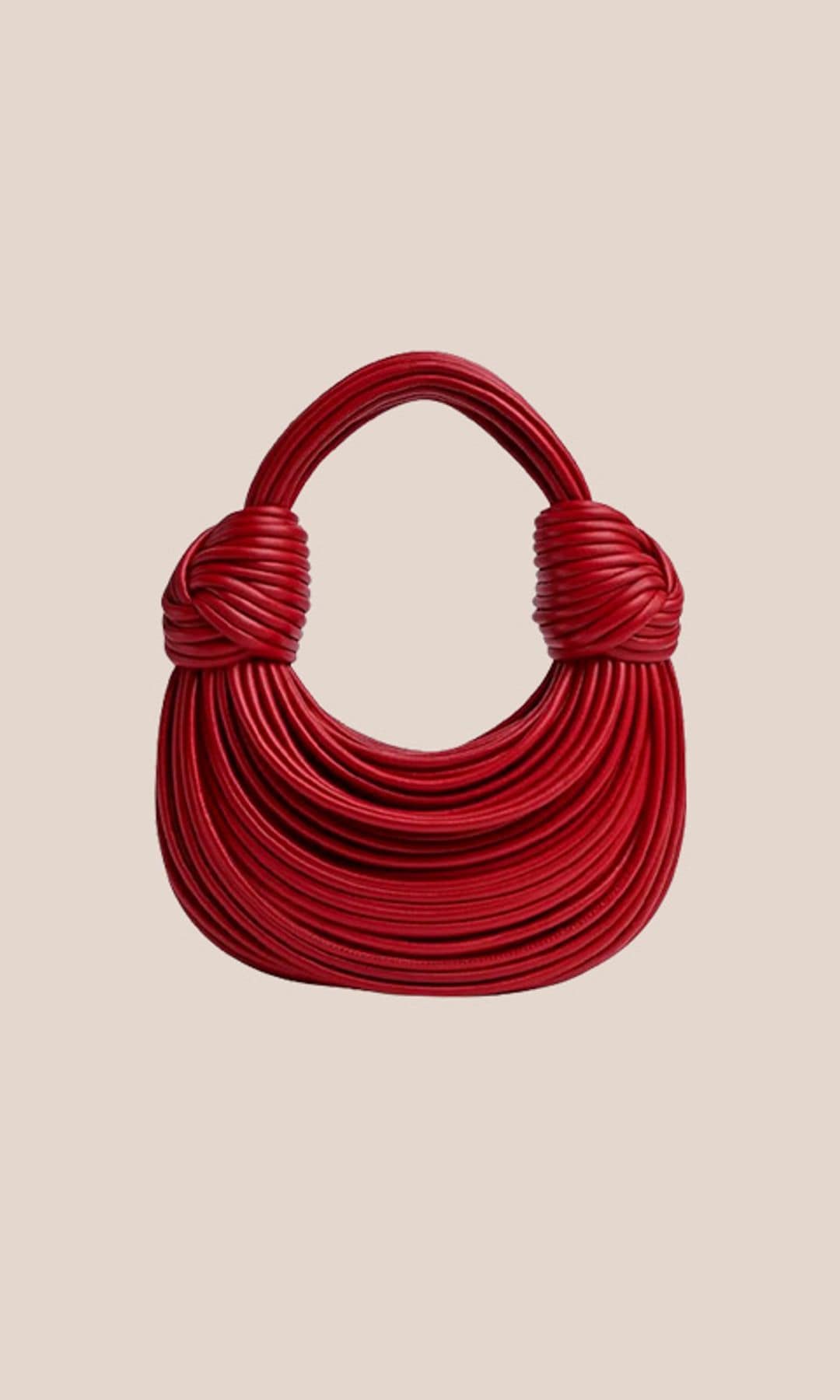 Bolso Double Knot en rojo de Bottega Veneta