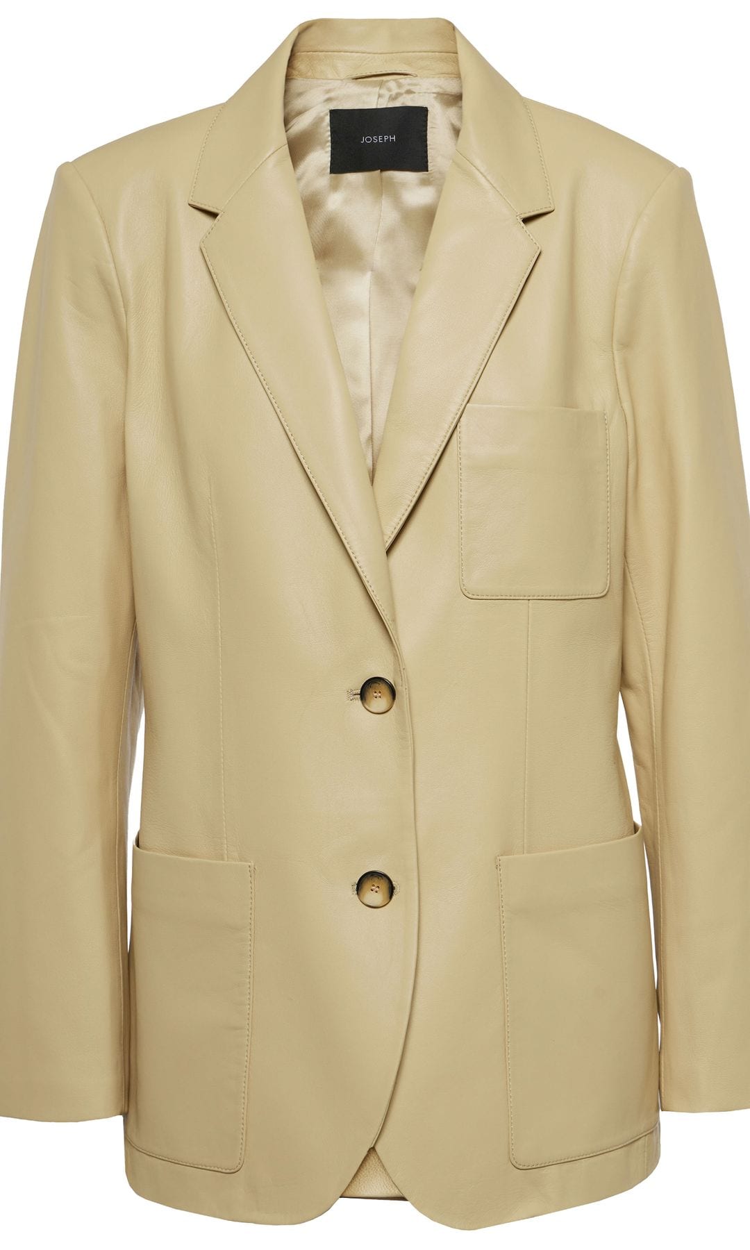 Americana de piel (1.795 €), de Joseph en MyTheresa