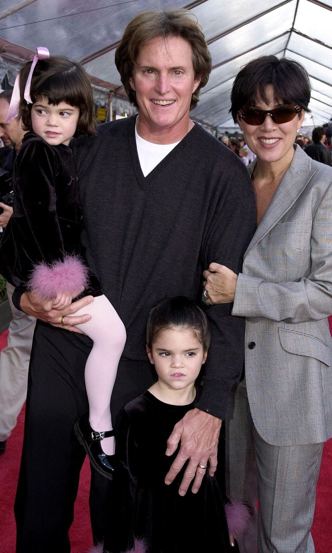 Kylie Jenner a los tres años con Kendall y sus padres