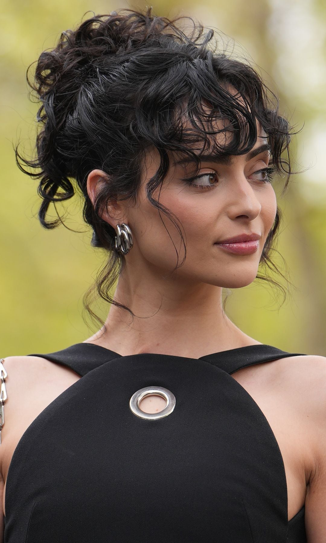 Moño para cabello rizado