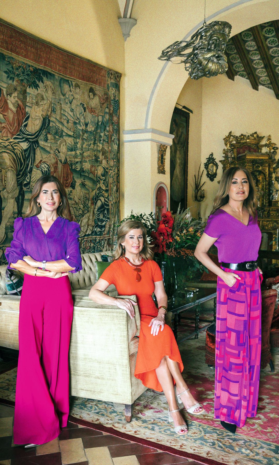 Las hijas de Federica: Maya, Myriam y Celia García-Corona
