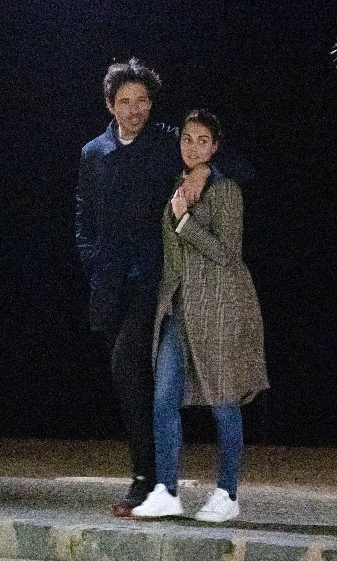 Lara Álvarez y Andrés Velencoso en Tossa de Mar, Girona, el 30 de noviembre de 2019