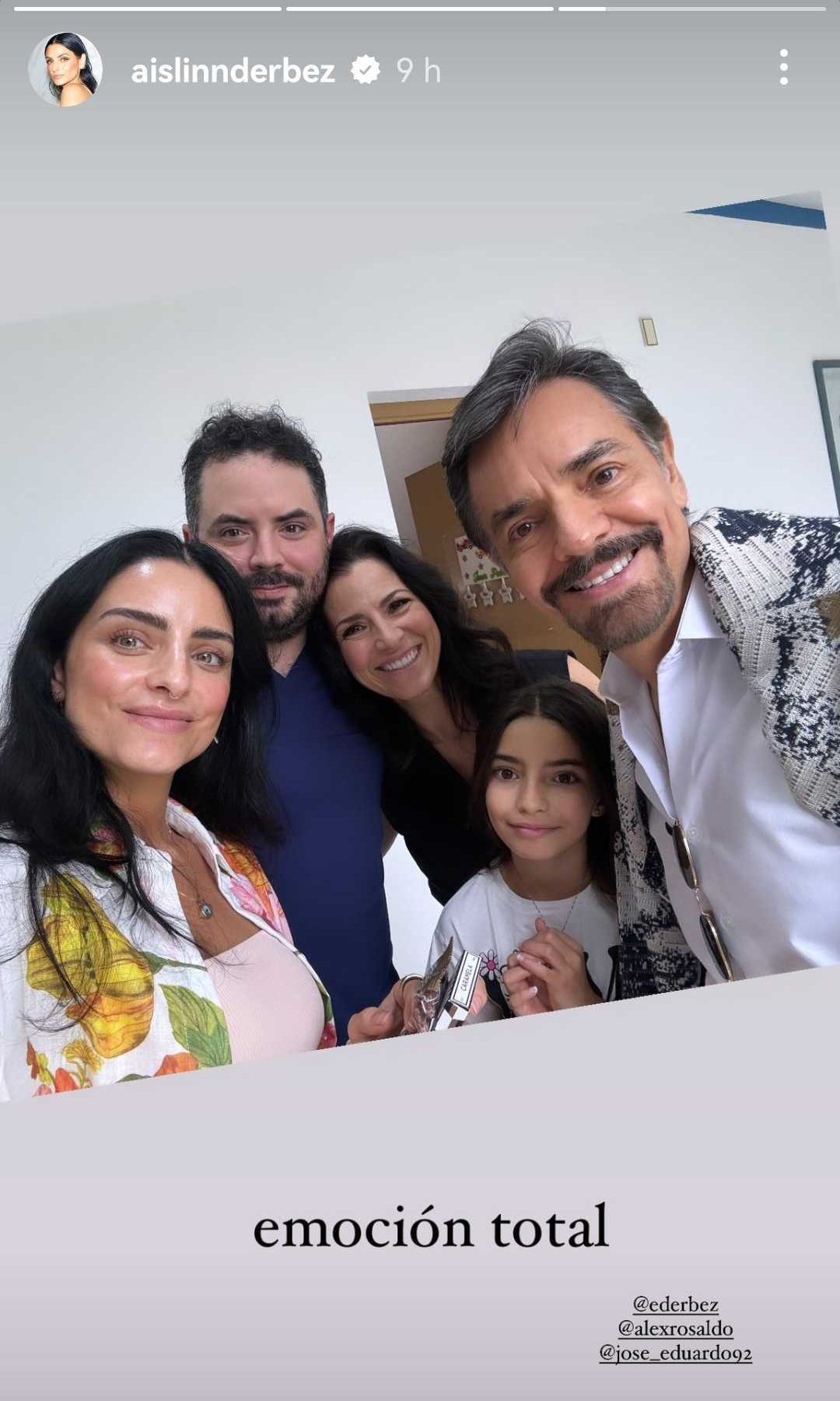 Los Derbez, felices por el nacimiento de Tessa