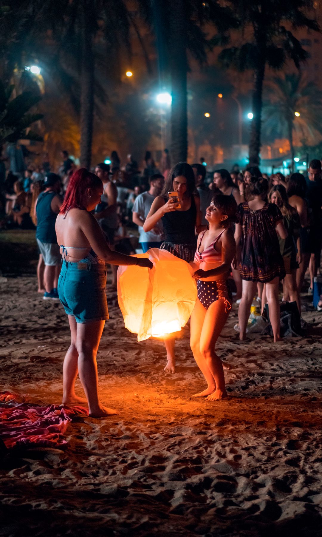 Celebración de San Juan en Málaga