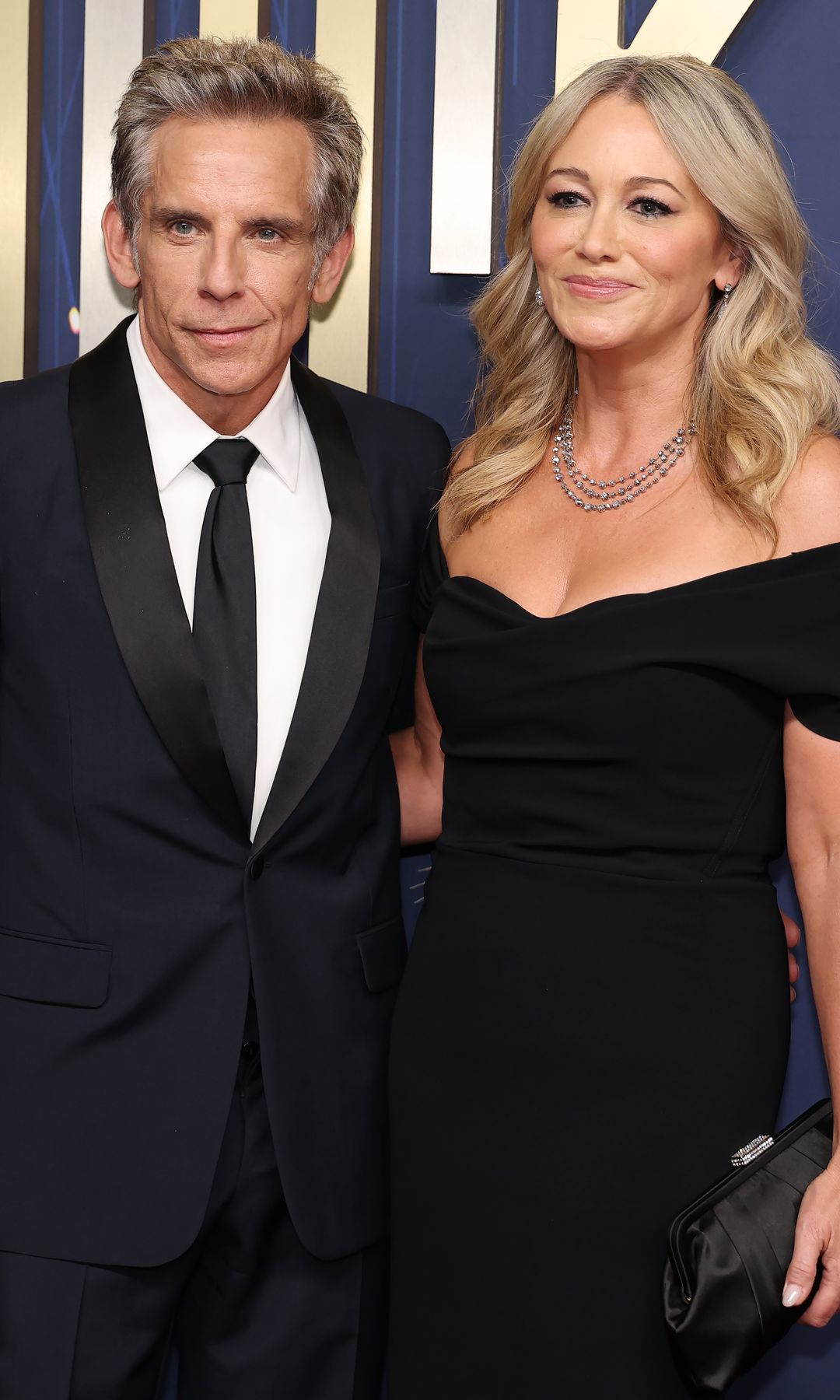 Ben Stiller y Christine Taylor en los Emmy Awards en Nueva York el 14 de septiembre de 2025
