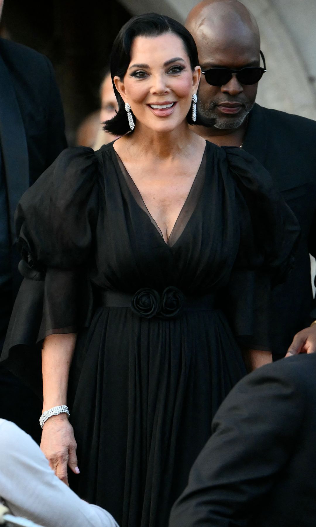 Kris Jenner en la boda de Jeff Bezos y Lauren Sánchez