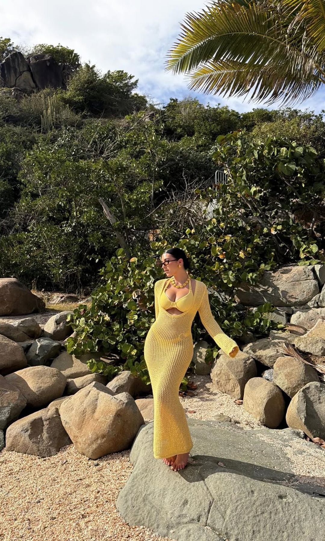 Alba Díaz en St. Barths.